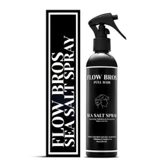Flow Bros Sea Salt Spray bottle showing natural texture and a light finish.