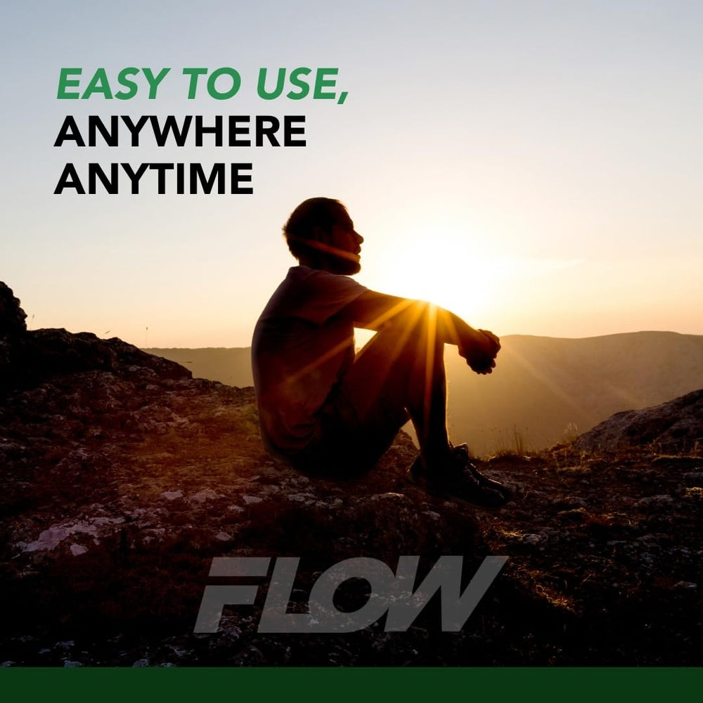 Flow Pouches Mushroom Nootropic travel pack ready for errands and workouts