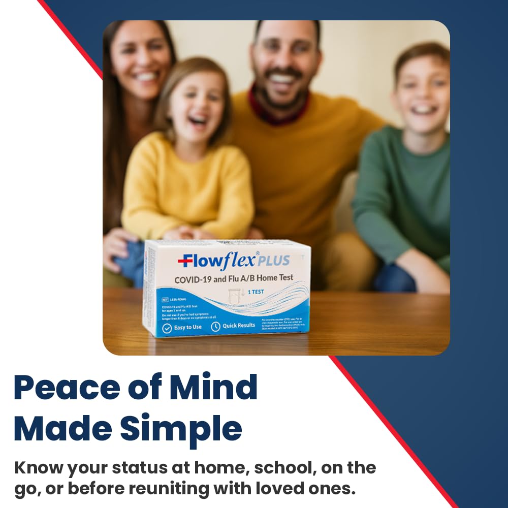 Flowflex Plus supports testing for kids with adult supervision