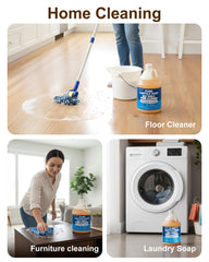 Flowhyet hard-water-friendly formula cleans effectively with no residue.