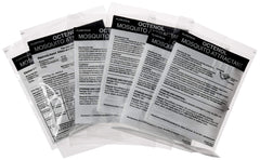 Flowtron Octenol cartridge closeup shows six-pack convenience for gatherings