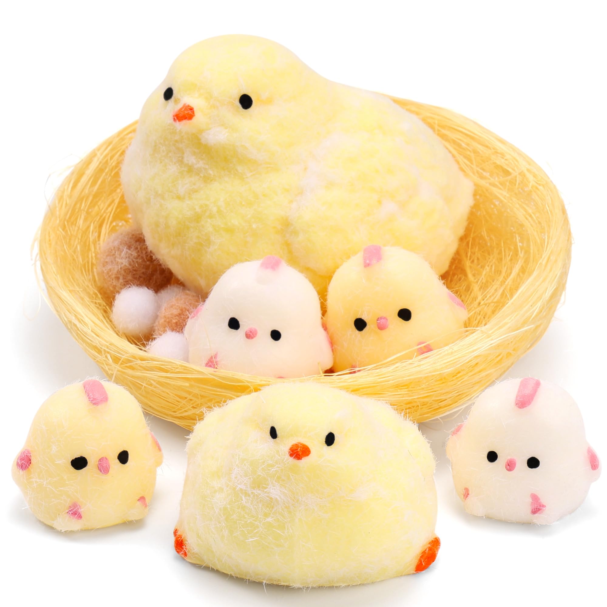 FlufiFiea Taba squishy chick 01 — soft touch sensory toy aids focus during study sessions