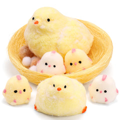 FlufiFiea Taba squishy chick 01 — soft touch sensory toy aids focus during study sessions