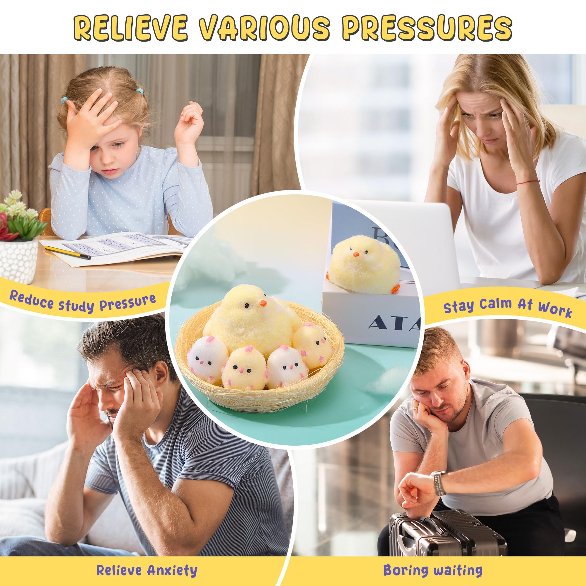 FlufiFiea Taba squishy chick 05 — easy-clean toy you can rinse and air-dry