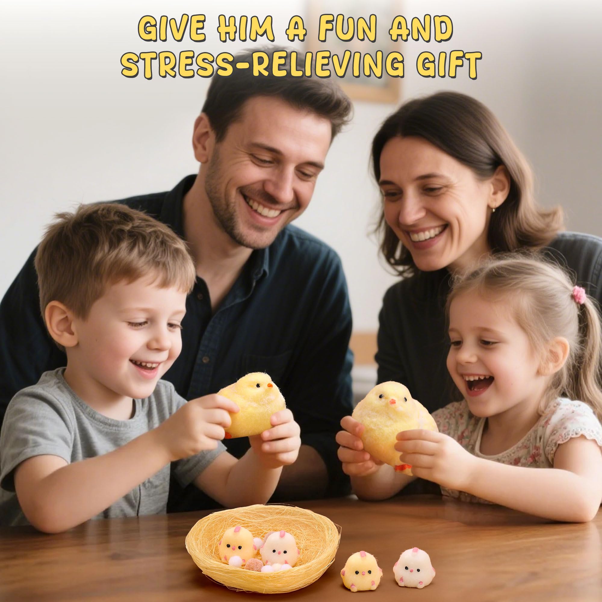 FlufiFiea Taba squishy chick 06 — cozy nest packaging enhances gifting experience