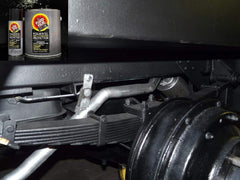 Fluid Film Black Non-Aerosol wet barrier migrating into seams for corrosion control.