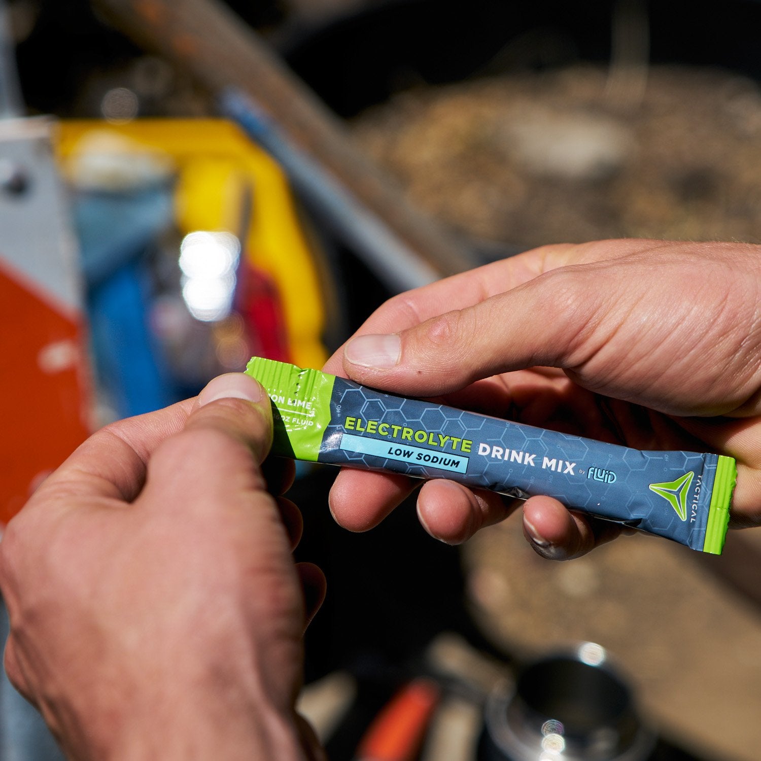 Fluid Tactical blend featuring sodium, potassium, magnesium, and calcium for balance.