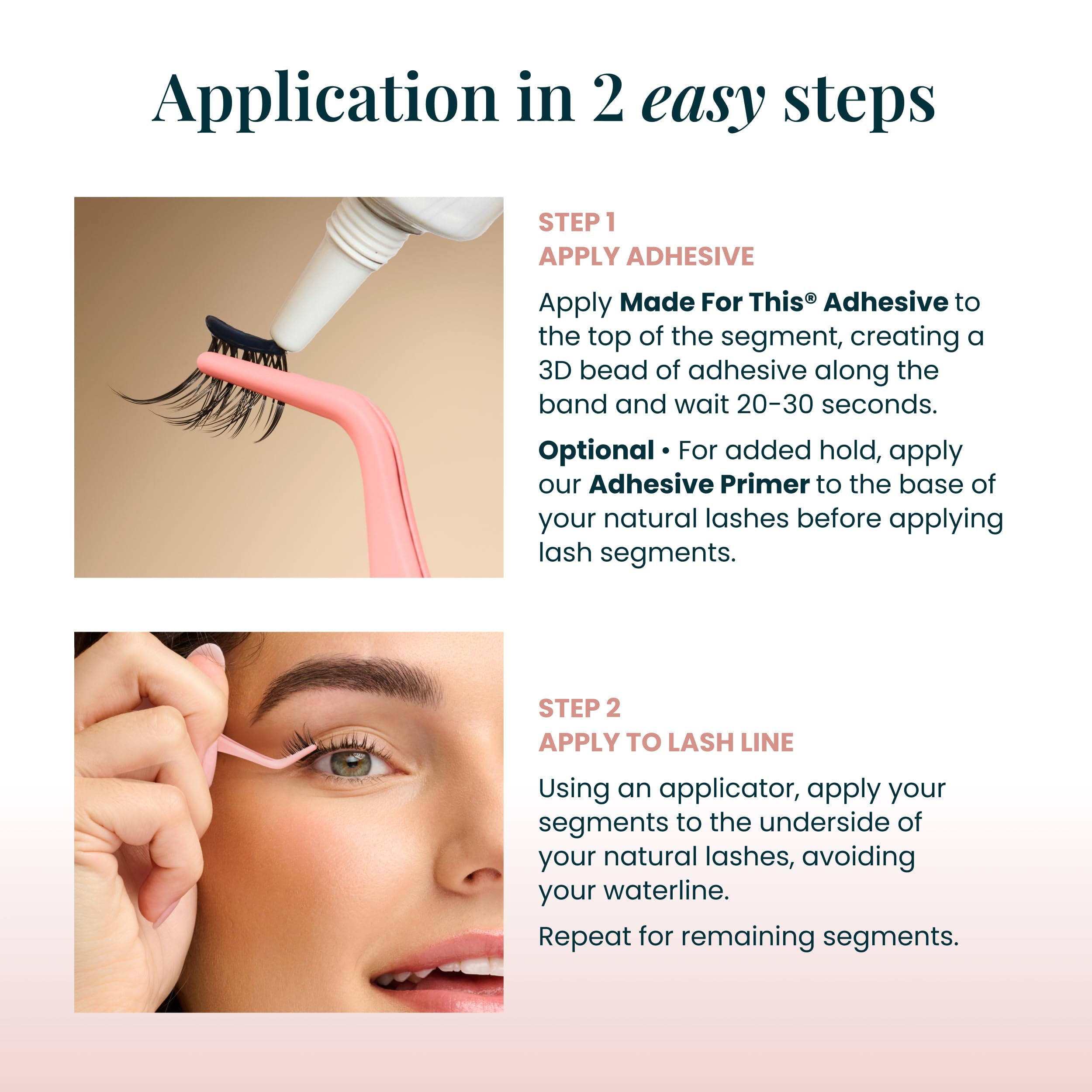 The Flirt creating a night-out look with enhanced eye definition