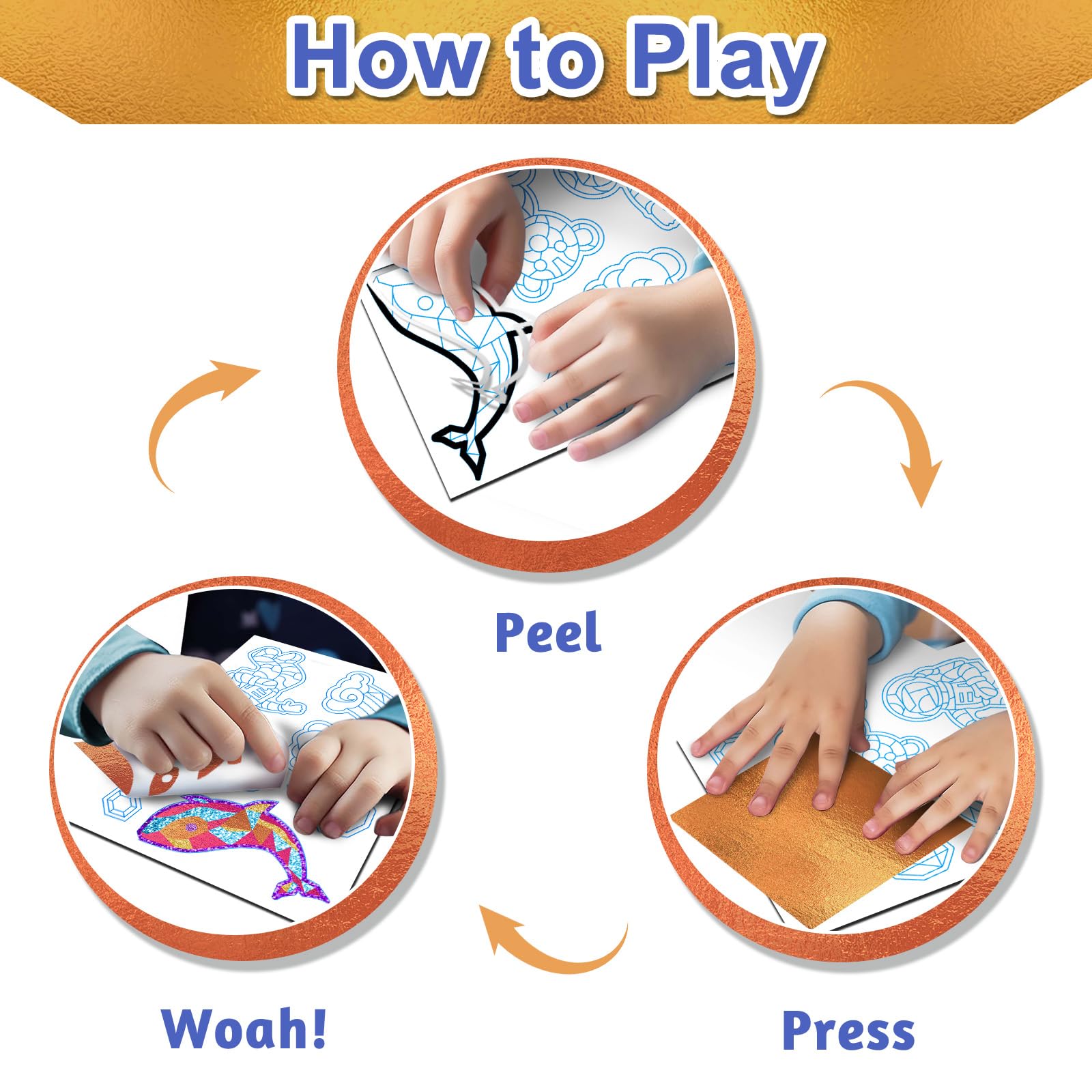FLUXOJOY no-mess, glue-free design aids at-home or travel crafts.