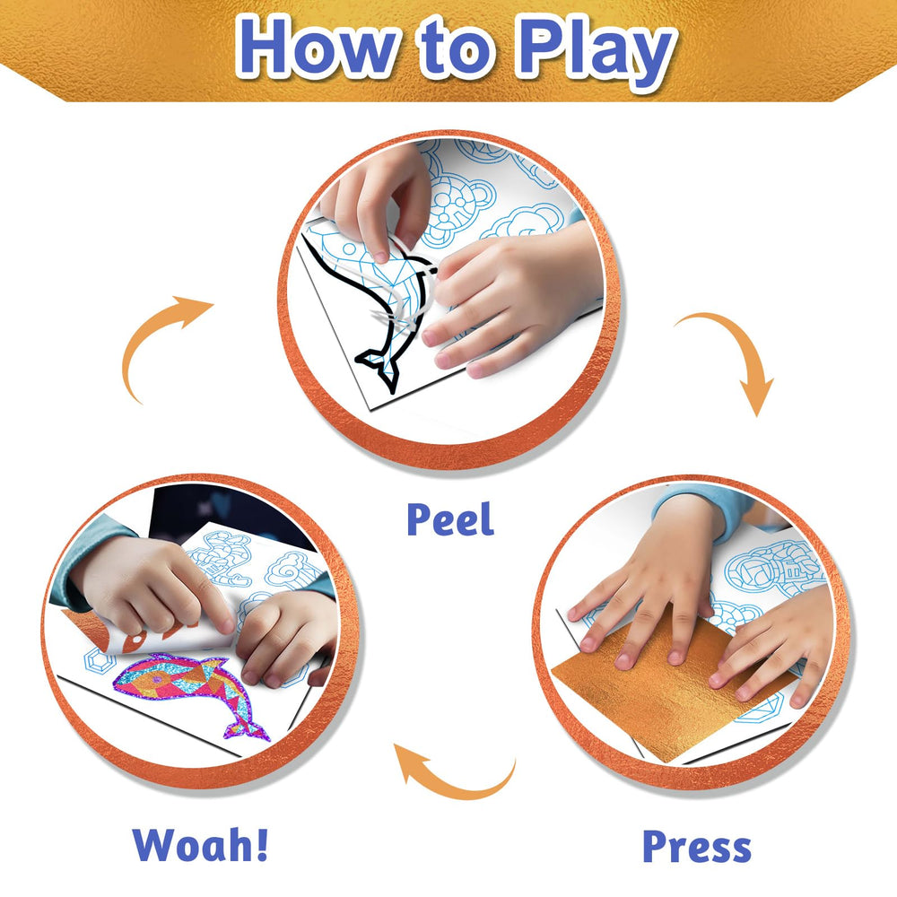 FLUXOJOY no-mess, glue-free design aids at-home or travel crafts.