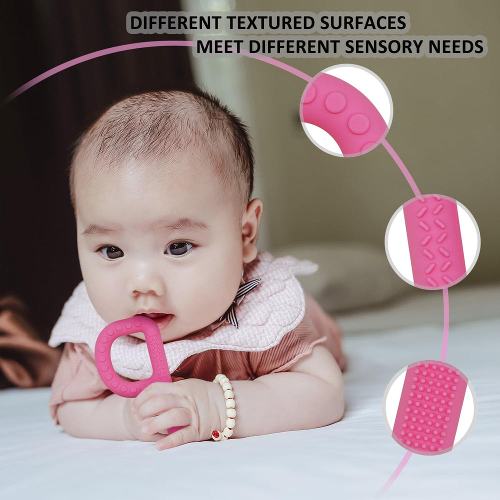 Flyaway teething sticks come in a four-pack for variety.