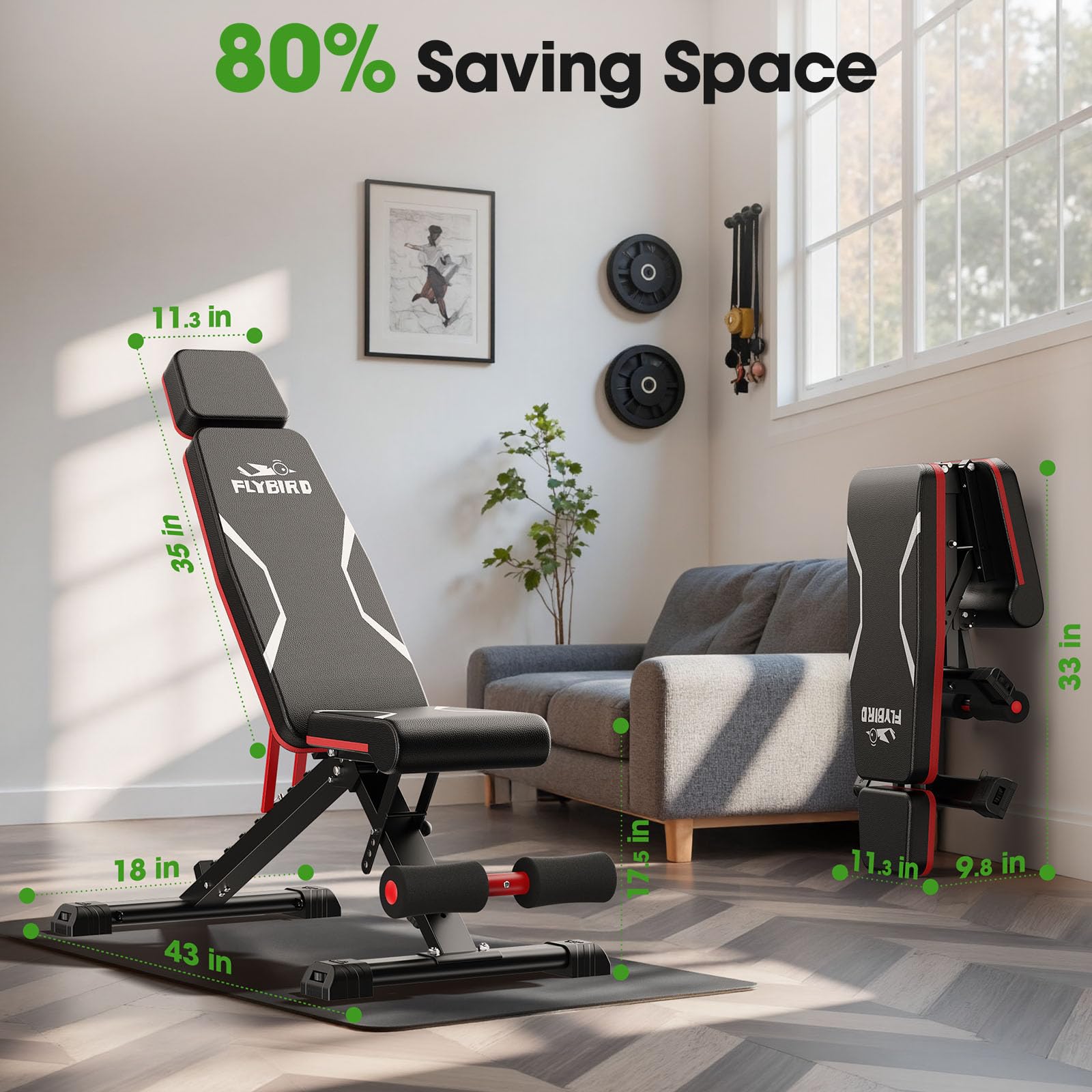 FlyBIRD bench delivers 90 configurations for versatile training angles.
