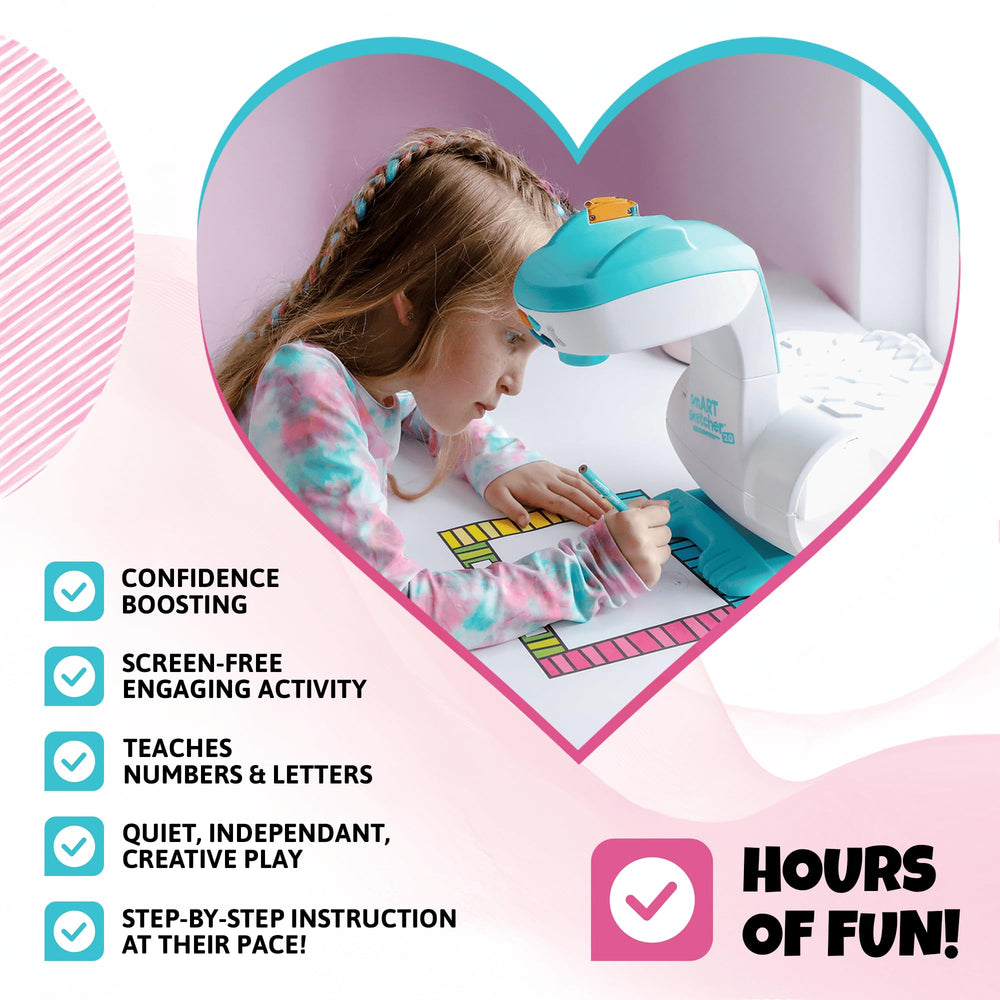 Flycatcher Smart Sketcher 2.0 control panel setup for kid-friendly drawing sessions.