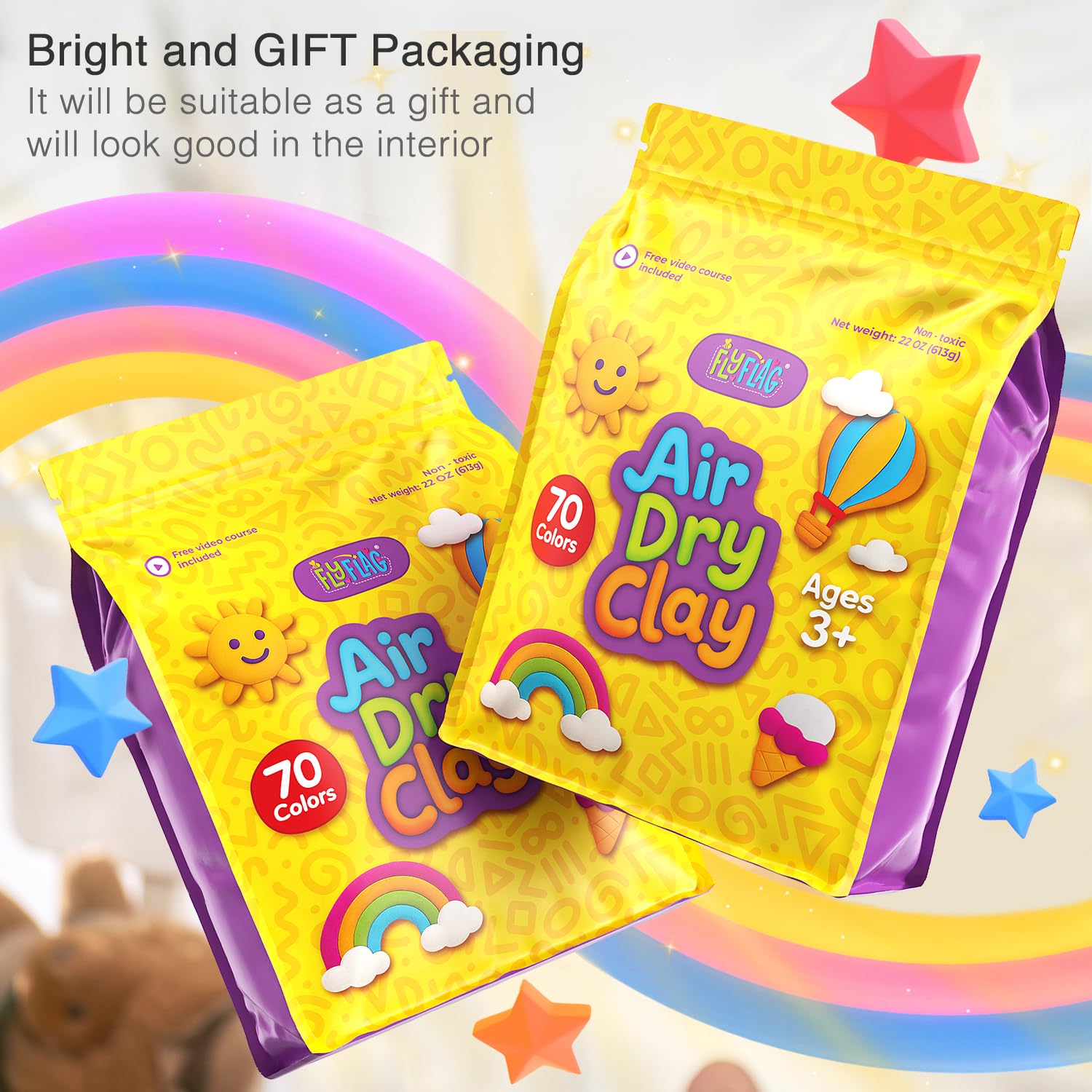FlyFlag color variety inspires imaginative play through bright hues and mixing experiments.