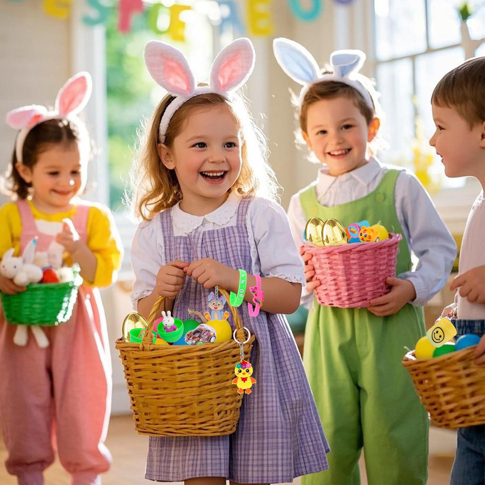 FLYSNK colorful Easter eggs suited for classroom rewards and festive activities.