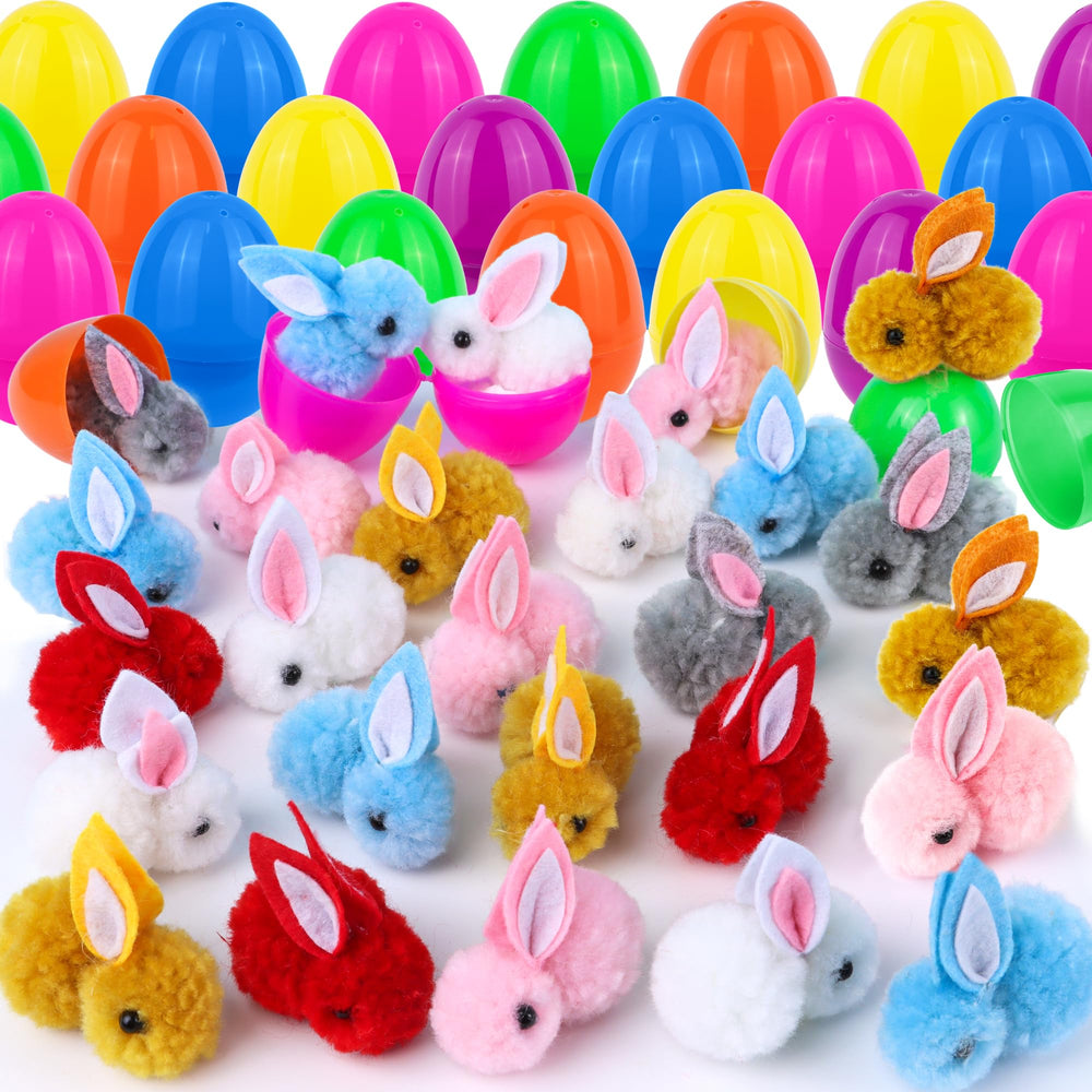FLYSNK Easter eggs with bunny plush inside for festive hunts