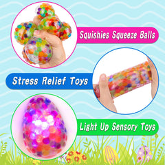 FLYSNK glow-in-the-dark egg with LED ball for captivating visuals.