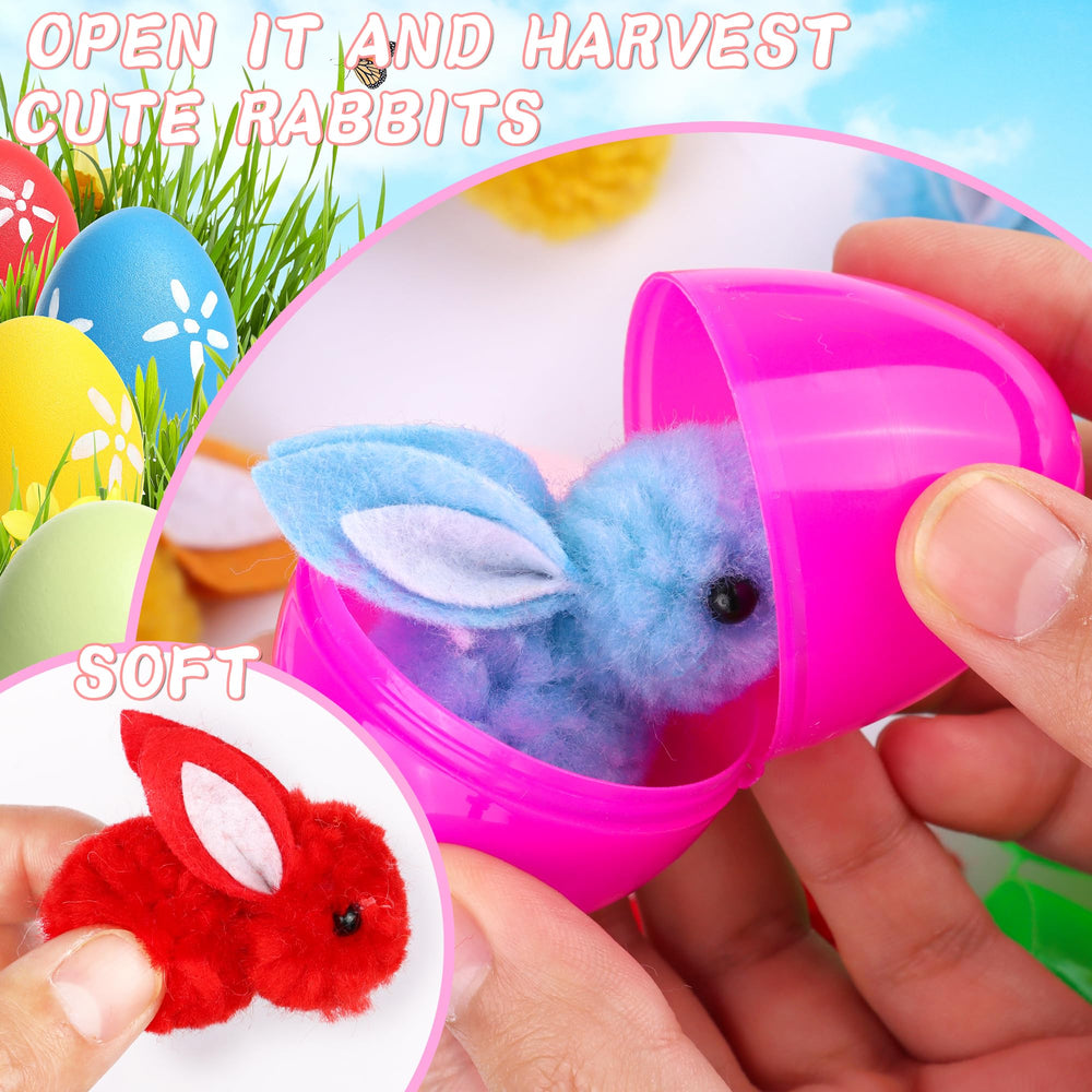 FLYSNK Colorful Easter eggs in six hues for boys and girls
