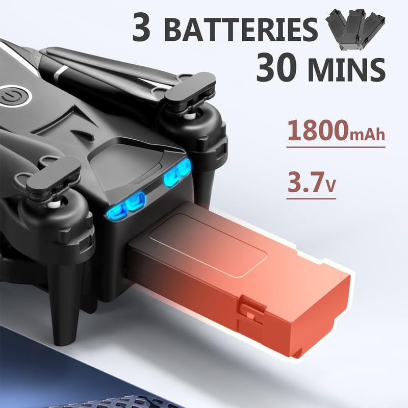 Control via remote or free app with FPV and gesture photography.