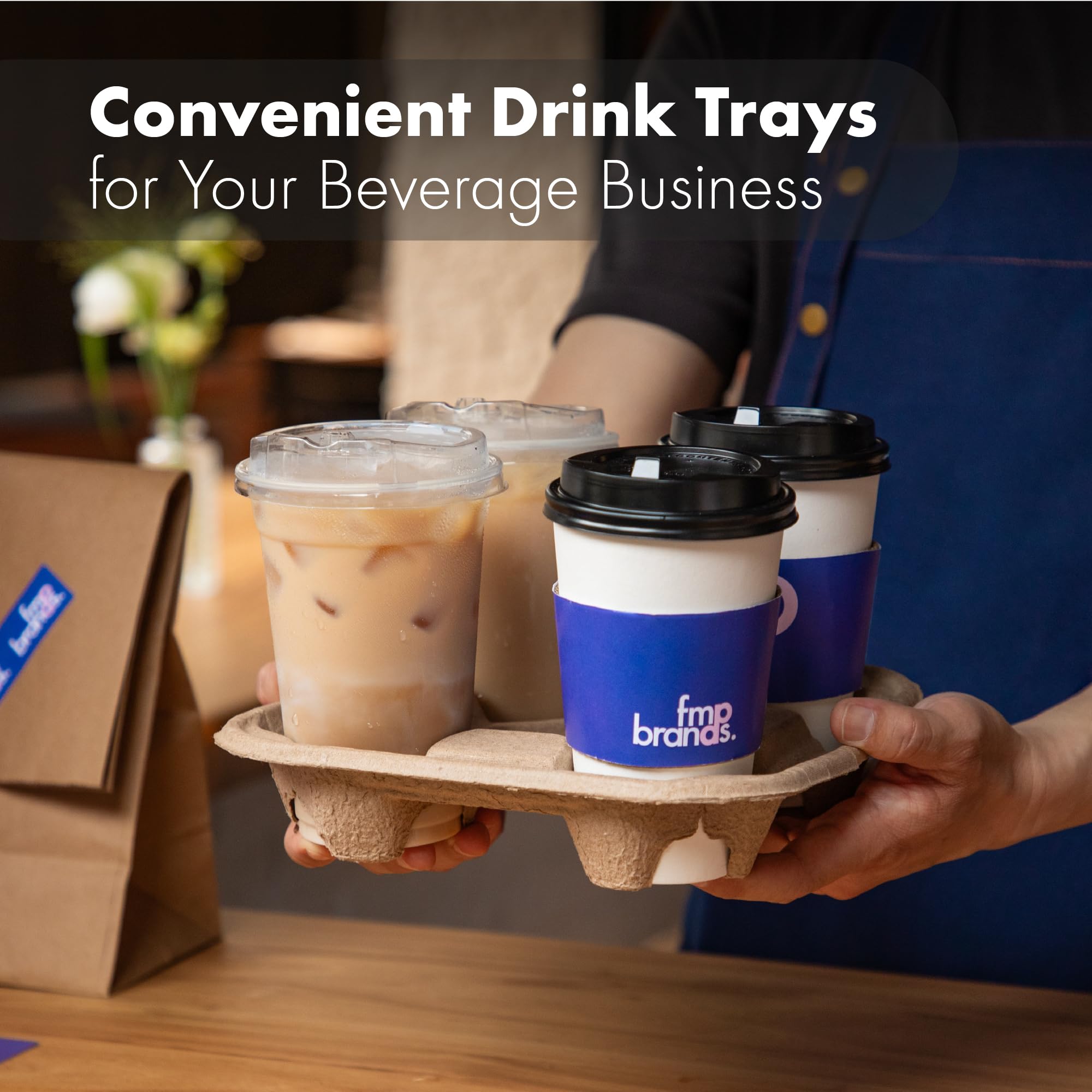 FMP Brands stackable eco-friendly trays simplify storage in busy kitchens.