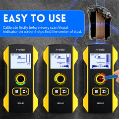 FNIRSI LCD and audio alerts indicate detected objects clearly.