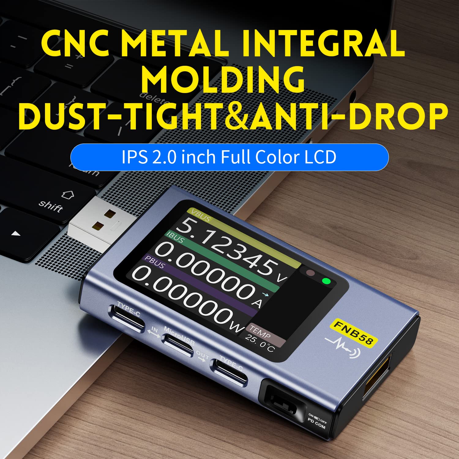 FNIRSI FNB58 detects fast charging protocols for automatic testing