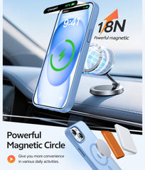 FNTCASE iPhone 15 case with four corner airbags for enhanced impact protection