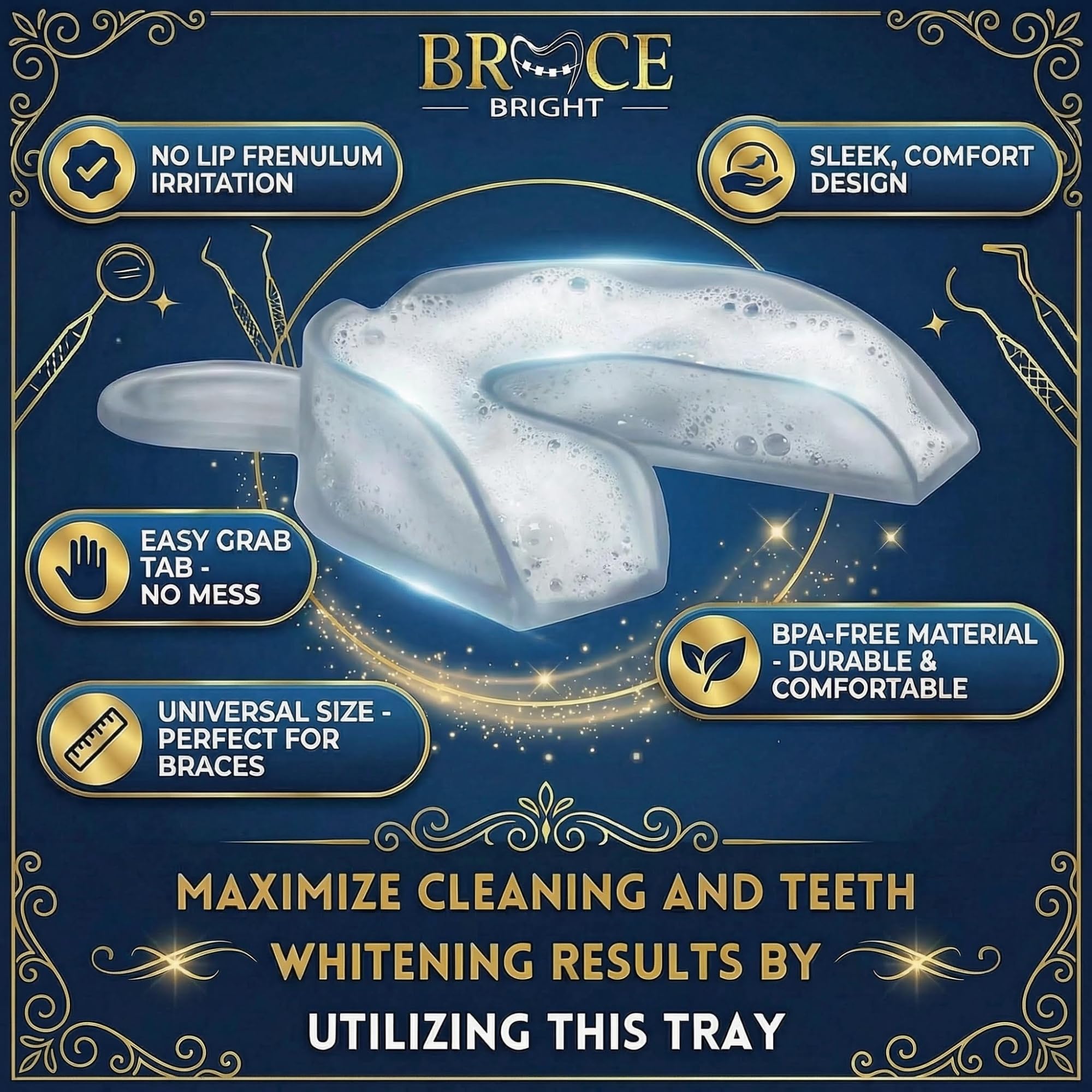 Foam Bright tray-use demo showing flexible application on trays.