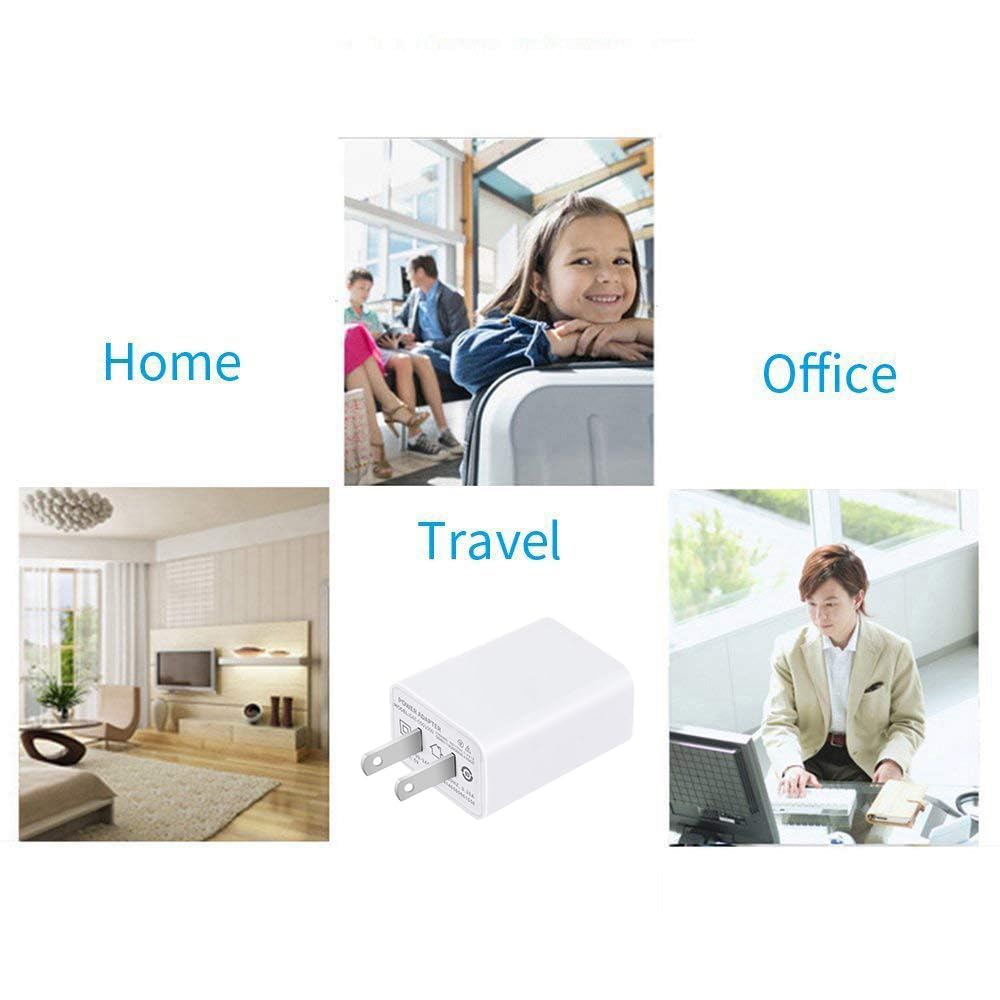 FOBSUNLAND USB Wall Charger Travel-Ready design keeps power accessible anywhere