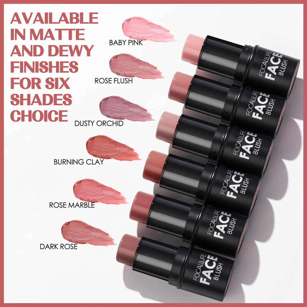 FOCALLURE Rose Flush on eyes provides versatile base for eyeshadow.