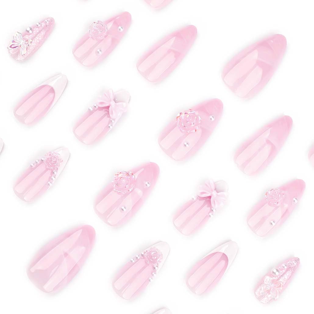 Foccna nail file smooths edges for precise application.