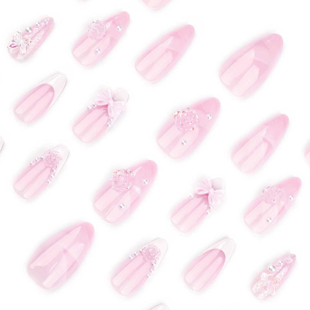 Foccna nail file smooths edges for precise application.