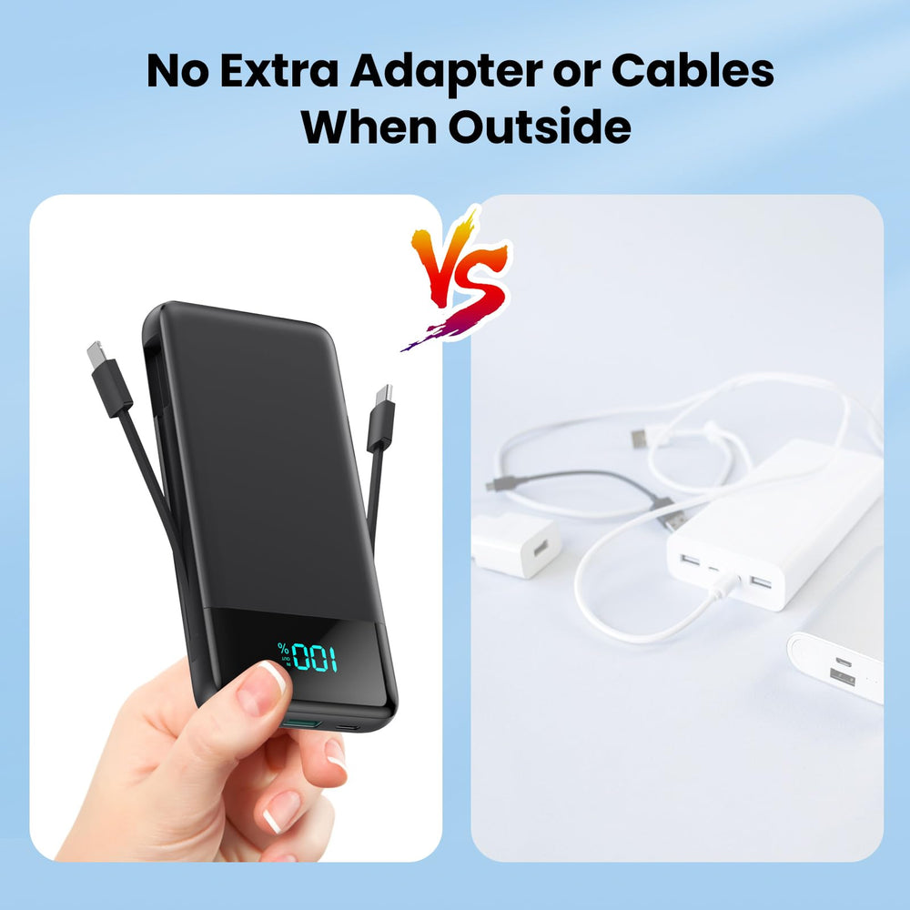 FOCHEW 15W PD Type-C fast charging for quick top-ups on the go.