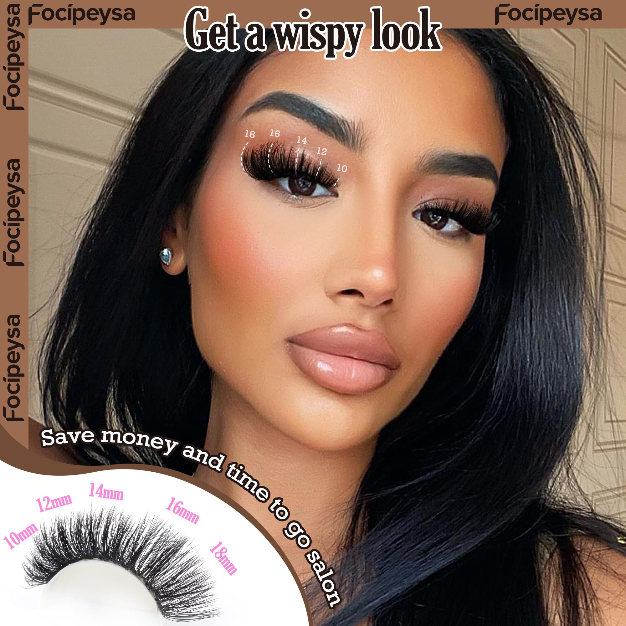 Focipeysa beginner-friendly clusters, easy DIY lash upgrade.