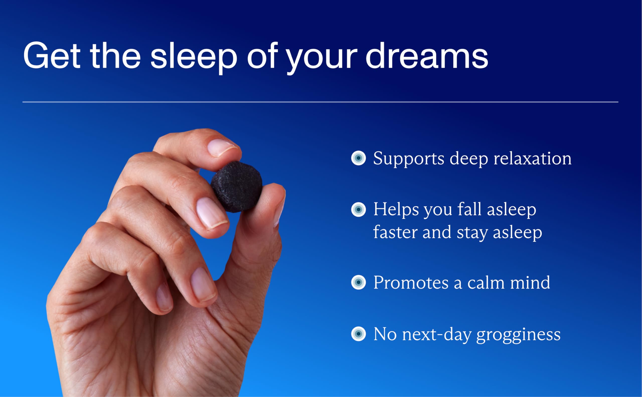 FOCL Sleep Gummies Sour Blue Raspberry flavor as sleep aid