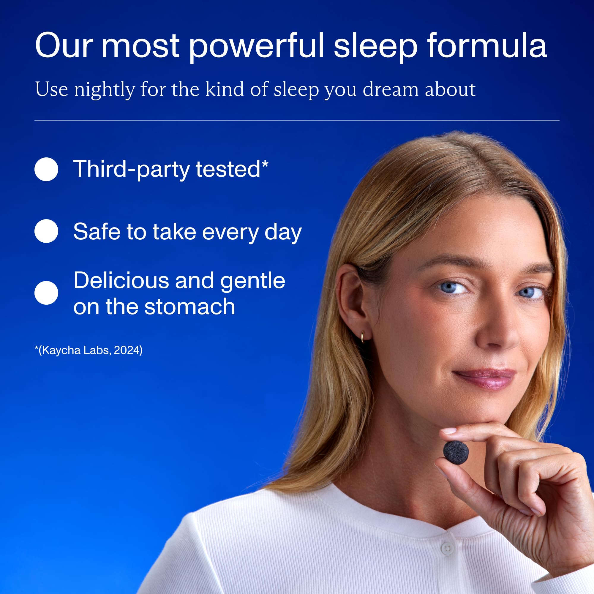 FOCL Sleep Gummies third-party testing seal shown