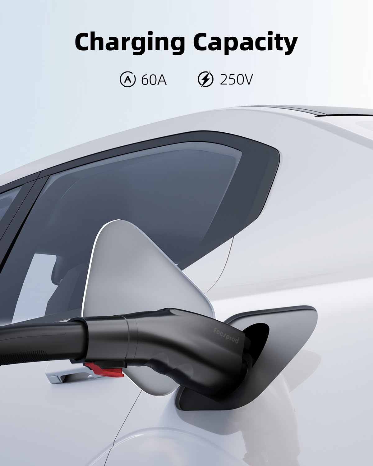FOCSPROD Tesla to J1772 adapter compatible with 15,000+ charging stations