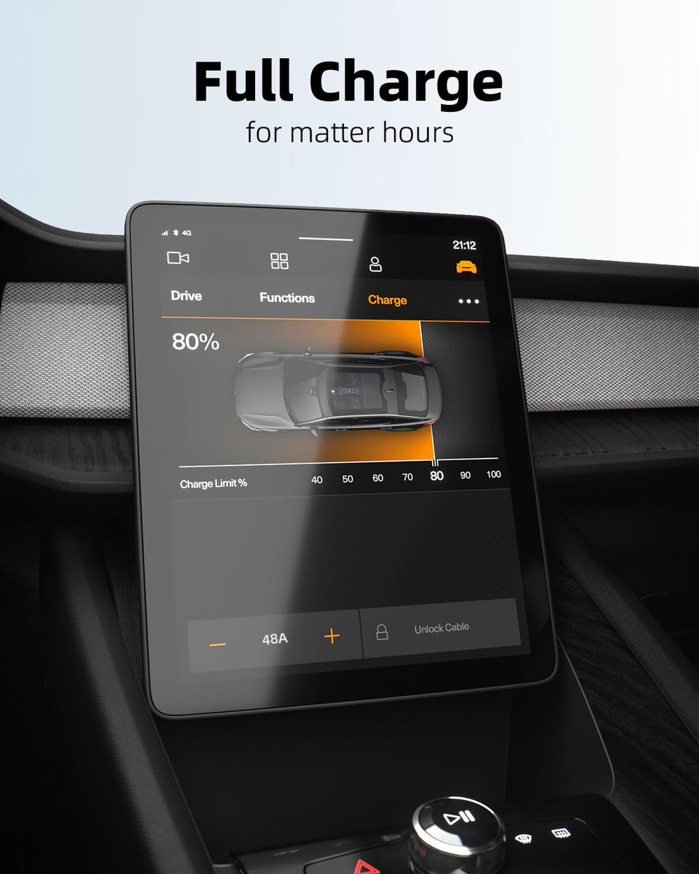 FOCSPROD compact EV adapter for easy storage in vehicle