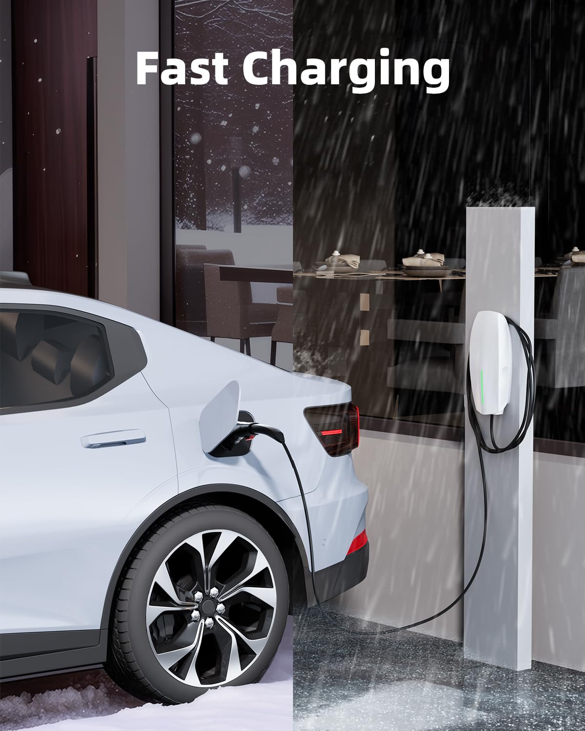 FOCSPROD plug-and-play setup between Tesla chargers and J1772 ports