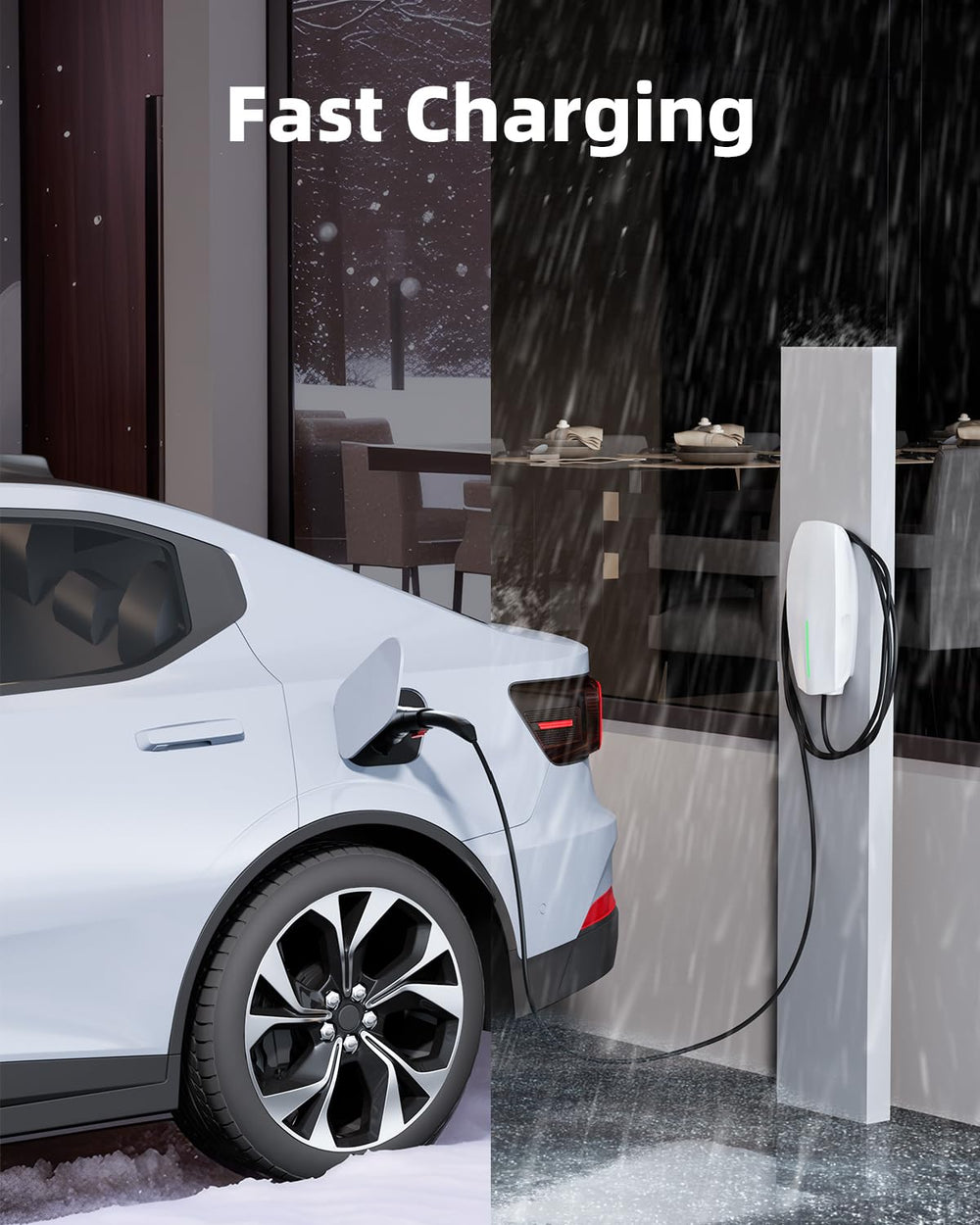 FOCSPROD plug-and-play setup between Tesla chargers and J1772 ports