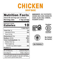 Pouring Fody Chicken Soup Base into a pot for fast, IBS-friendly meals.