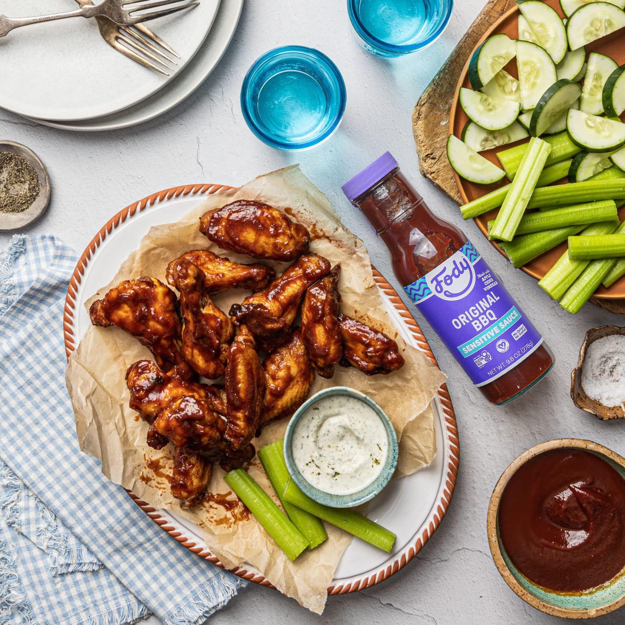 Fody Original BBQ Sauce ready to serve, ideal for family meals