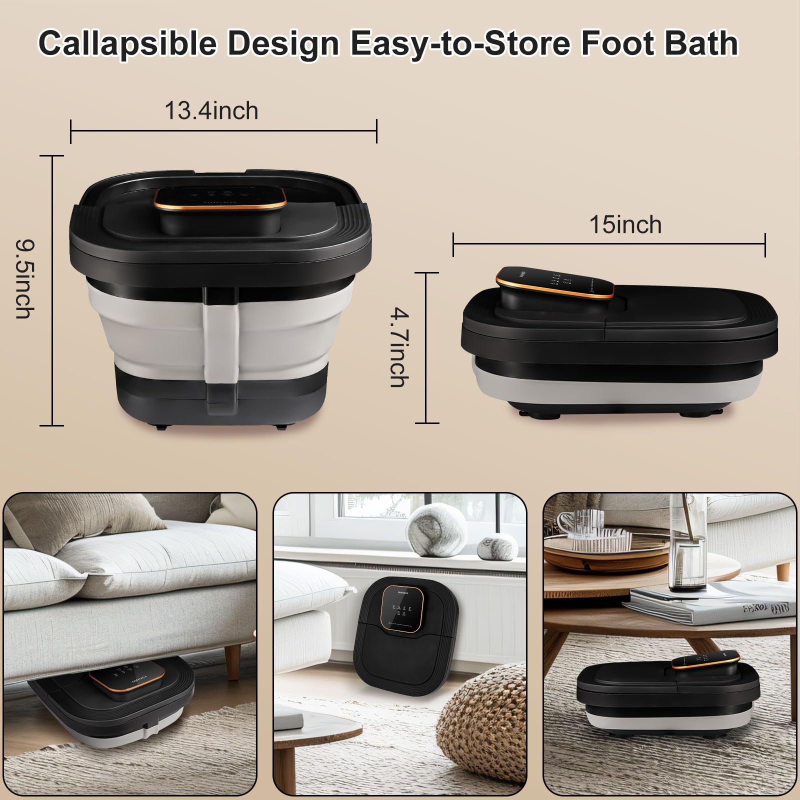 FOFOJÔY pedicure kit storage box keeps spa accessories organized.