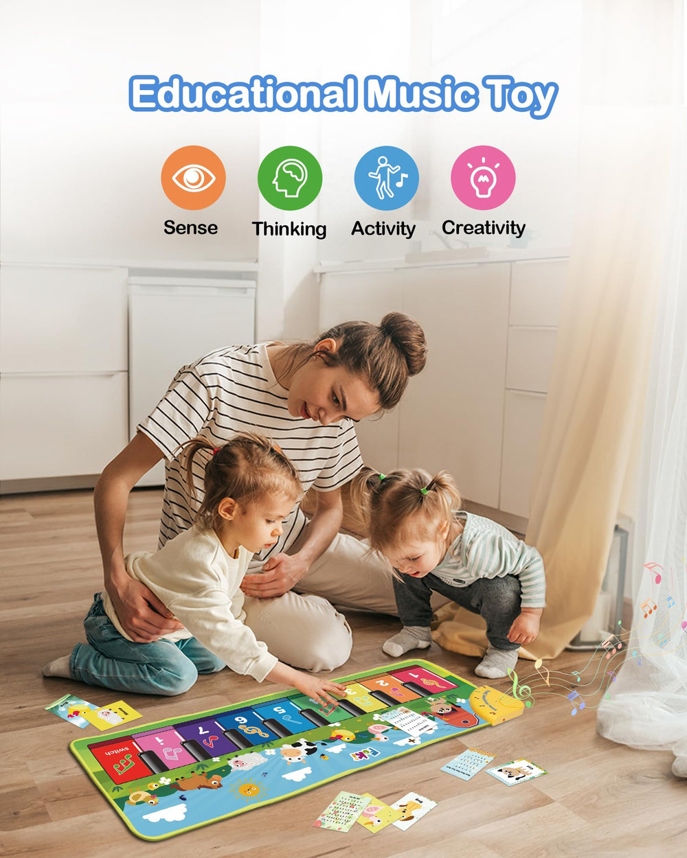 Foki foldable portable toy mat easy storage and travel