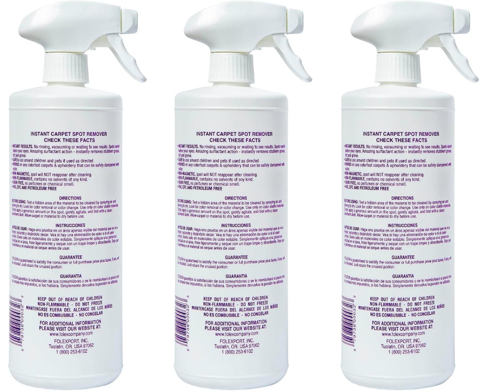 FOLEX treats coffee and wine stains on upholstery during quick cleaning