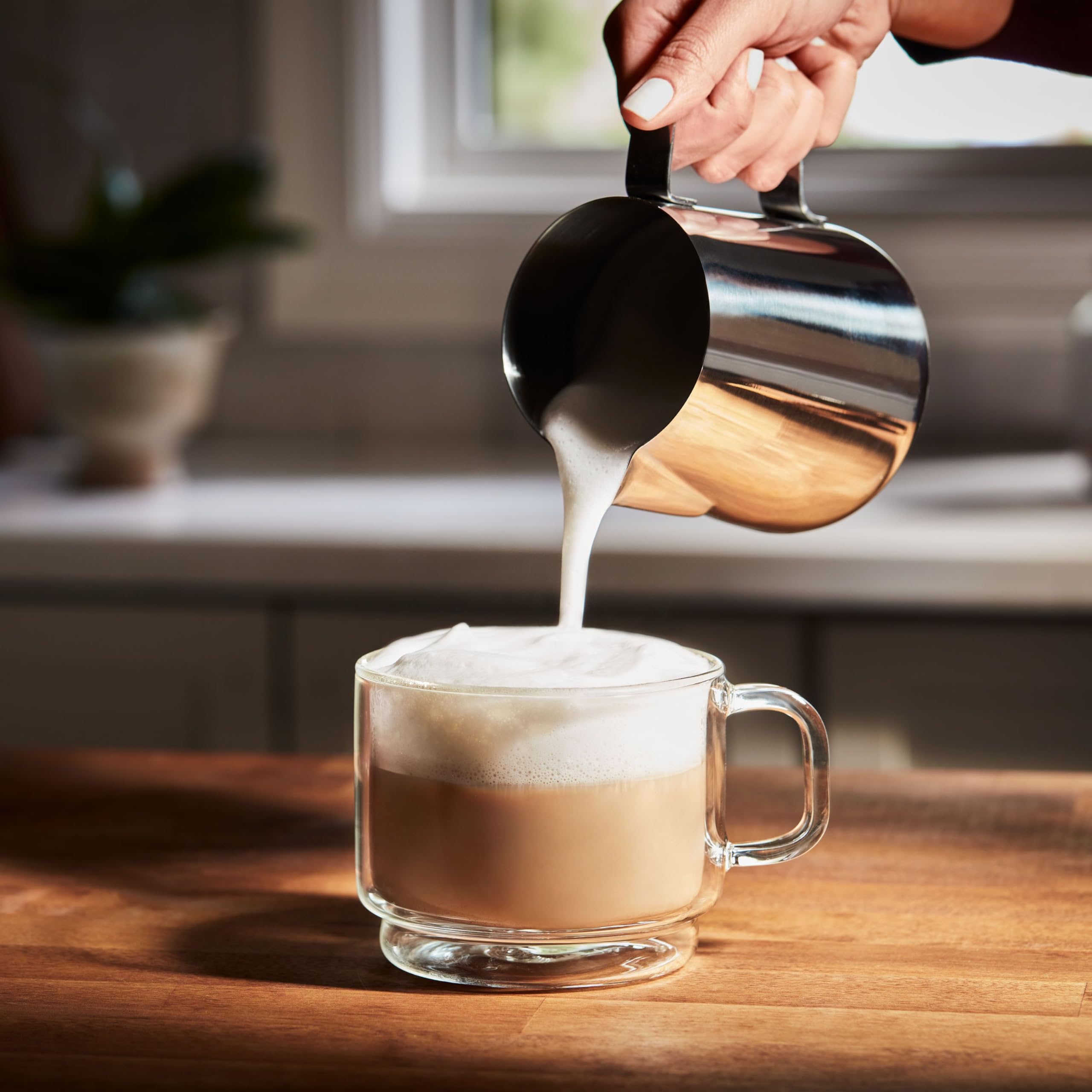Folgers AromaSeal canister emphasizes lasting freshness with every cup.