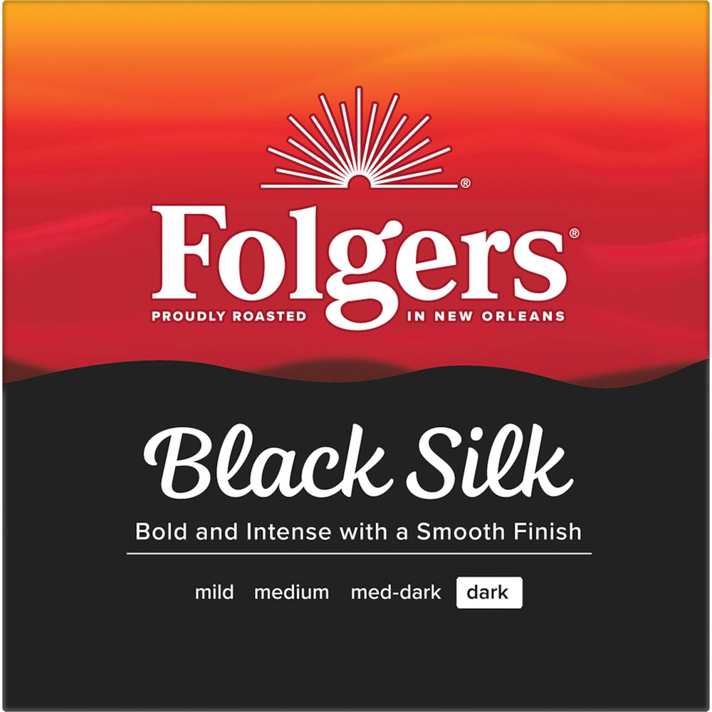 Folgers Black Silk aroma rising to brighten early mornings.