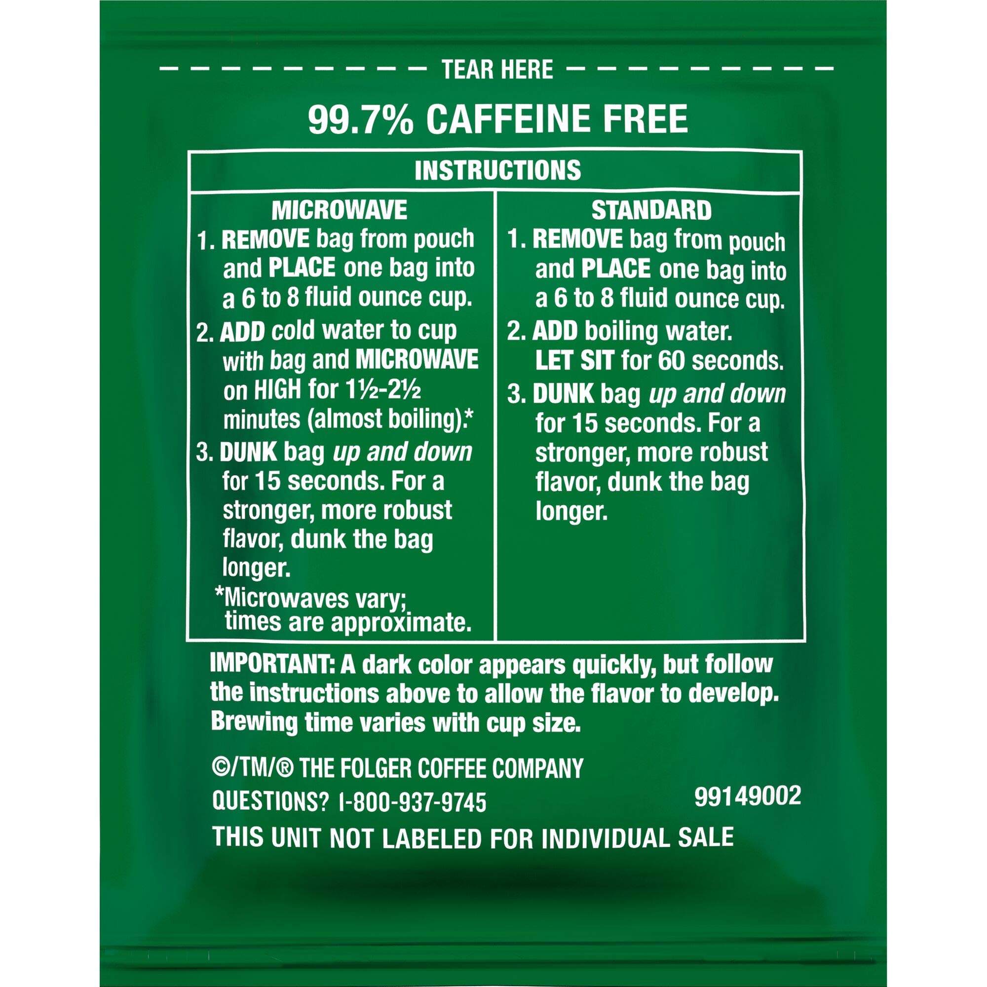 Classic decaf brew in cup highlights Folgers flavor and aroma
