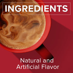 Close-up of Folgers French Vanilla K-Cup pods for creamy flavor.