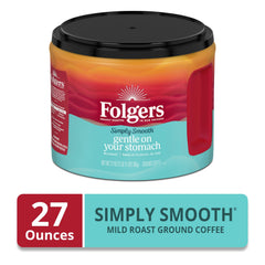 Aroma from Folgers Simply Smooth mild roast fills the kitchen.